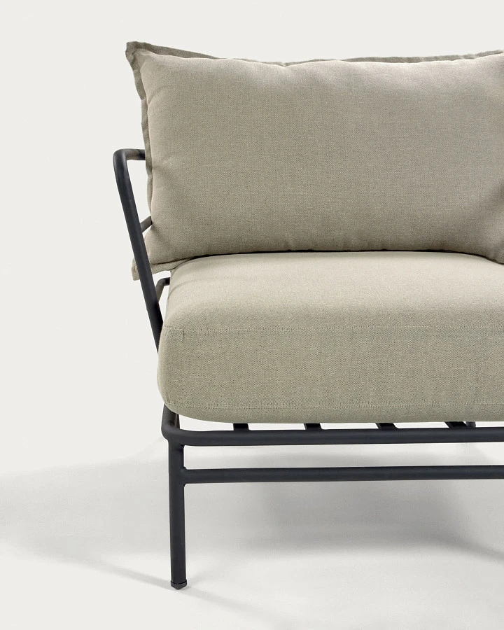 Кресло Mareluz из черной стали - фото 10