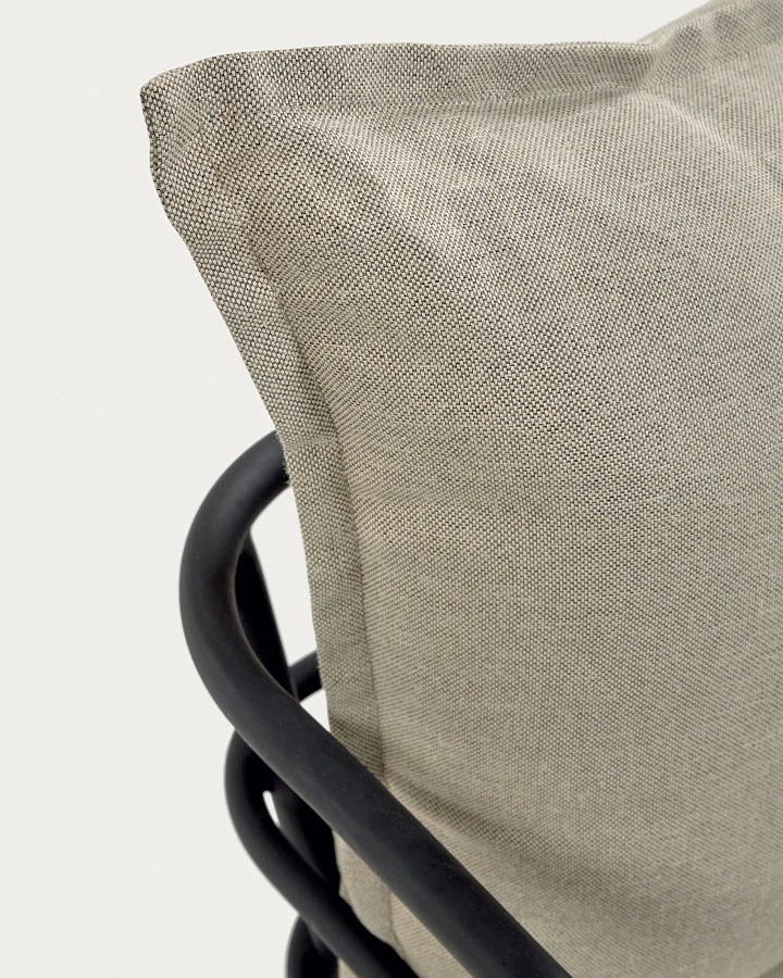 Кресло Mareluz из черной стали - фото 12