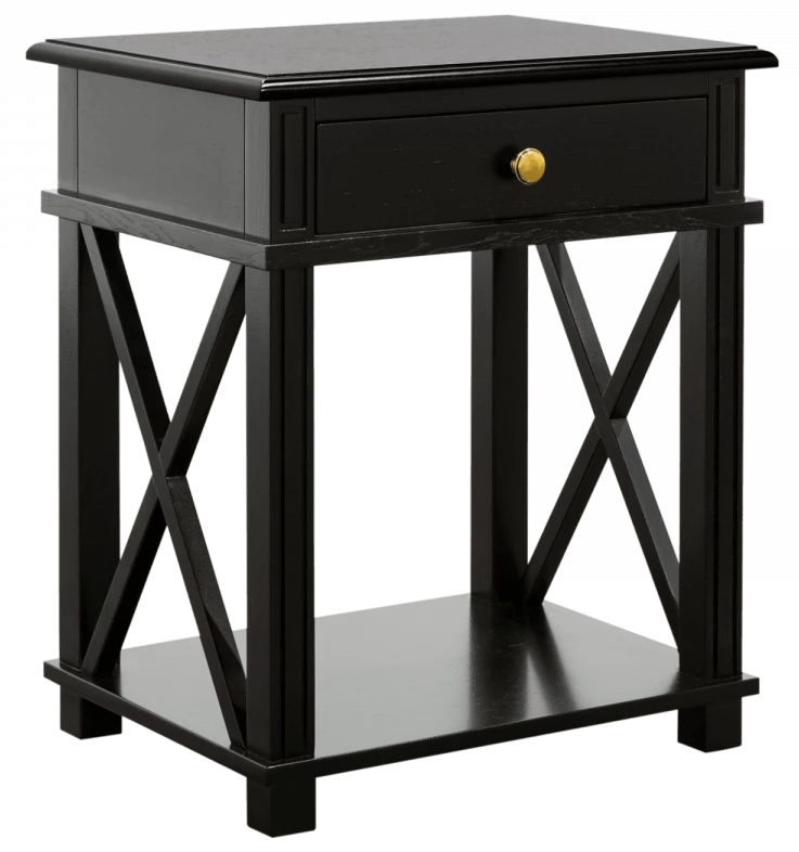 Тумба прикроватная Freigraf Black 0.6x0.5x0.4м
