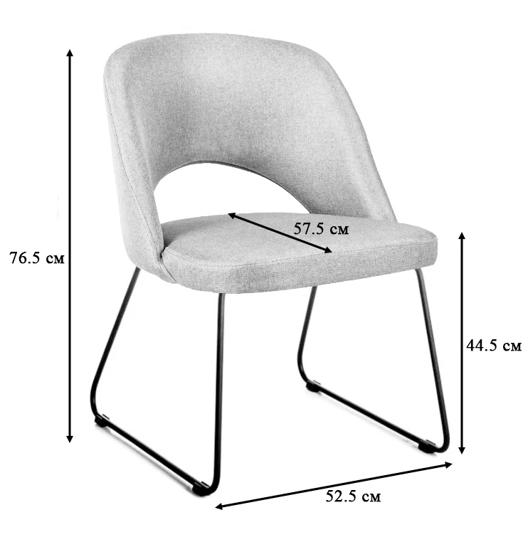 Кресло Lars Грей/ЛинкЗолот - фото 2
