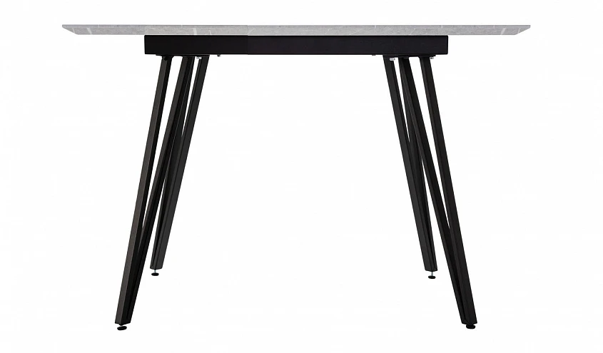 Стол Диего 860*860 мрамор Бианко со скосом - фото 2