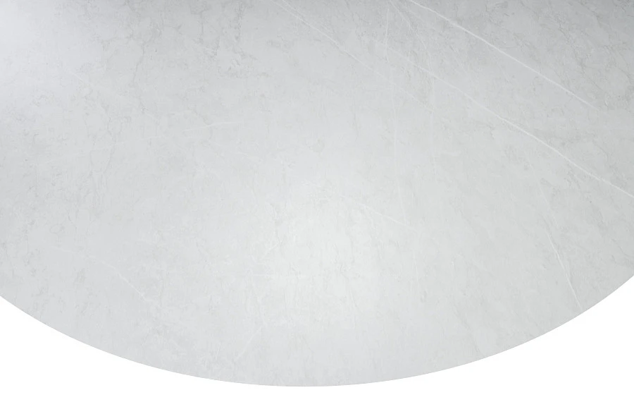 Стол обеденный Patrik д.110 мрамор Бианко/черный - фото 3