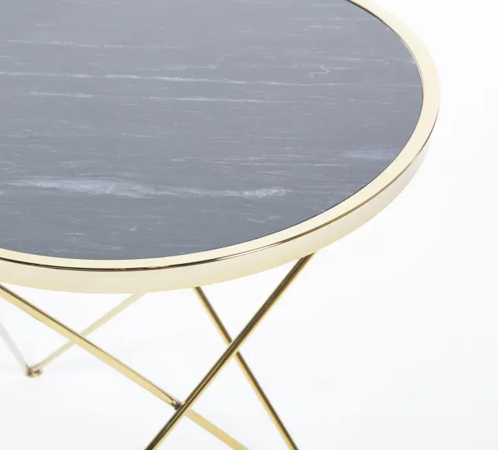 Приставной столик Zarina Gold 0.5x0.45x0.45м - фото 2