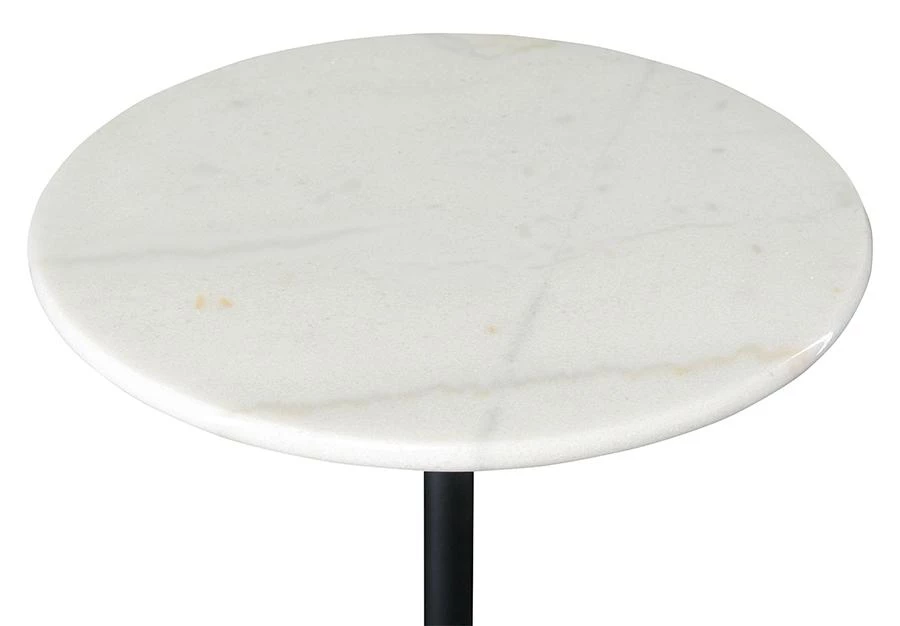 Столик кофейный rune, D40 см, мрамор/черный - фото 5