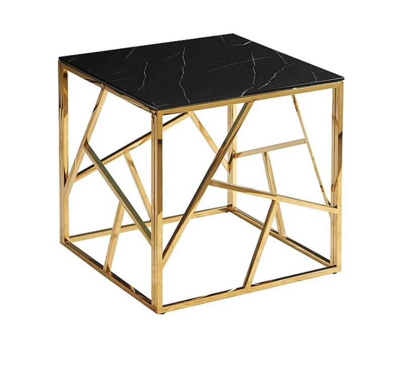 Стол журнальный ESCADA B IIчерн.мрамор/золотой