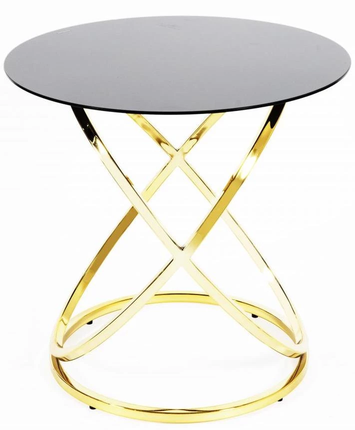 Кофейный столик Glossy Sphere Gold 0.55x0.6x0.6м