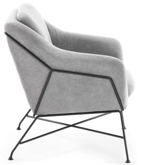 Кресло Brida светло-серое - фото 3