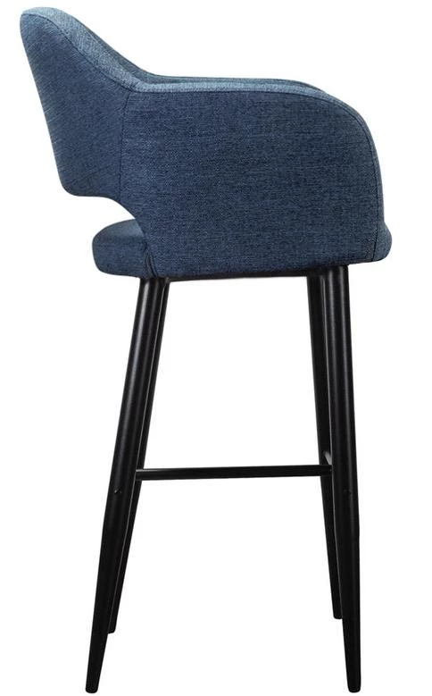 Кресло Бар Oscar БлюАрт/Черный - фото 4