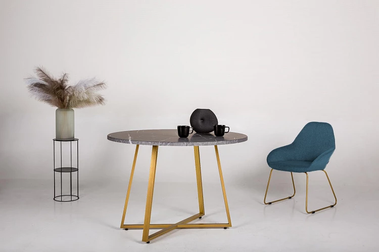 Кресло Kent БлюАрт/ЛинкЗолот - фото 5