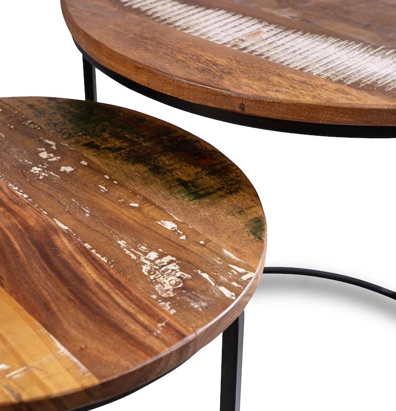 Стол журнальный лофт, комплект ИНДУ - фото 8