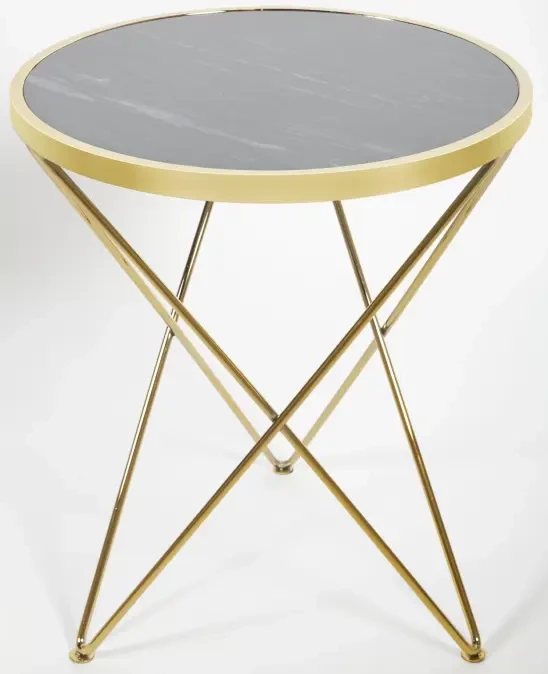 Приставной столик Zarina Gold 0.5x0.45x0.45м