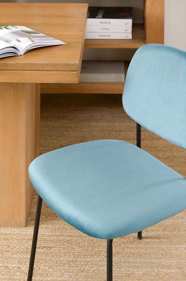 Стул tilla, велюр, темно-бирюзовый - фото 6