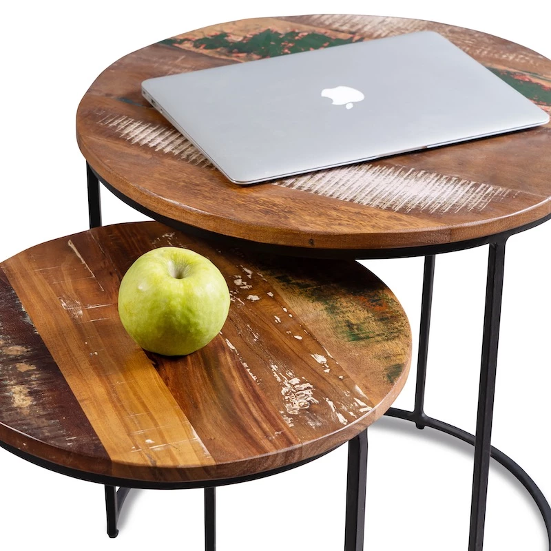 Стол журнальный лофт, комплект ИНДУ - фото 7