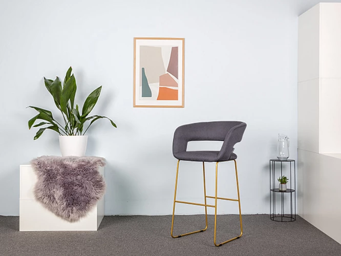 Кресло барное Hugs Тм.Сер/Link Золото - фото 6