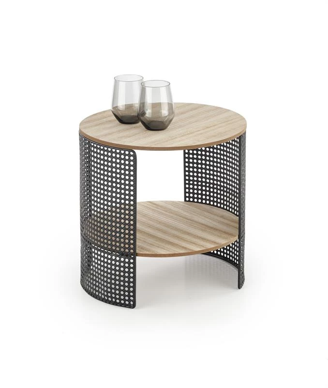 Стол журнальный Halmar TRAFICA (натуральный/черный)