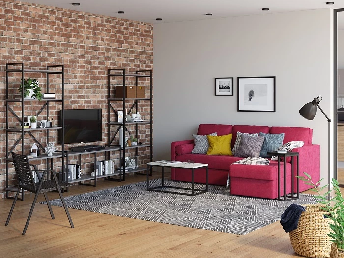 ТВ-тумба Мальборк 2 Смоук лофт - фото 4