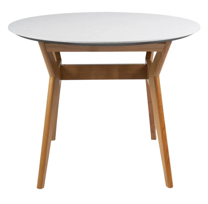 Стол Нарвик круглый д.860 Мрамор Бьянко - фото 3