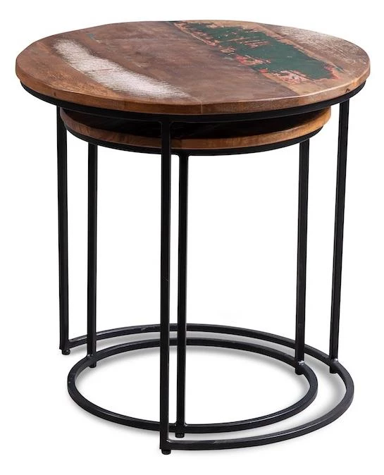 Стол журнальный лофт, комплект ИНДУ - фото 3