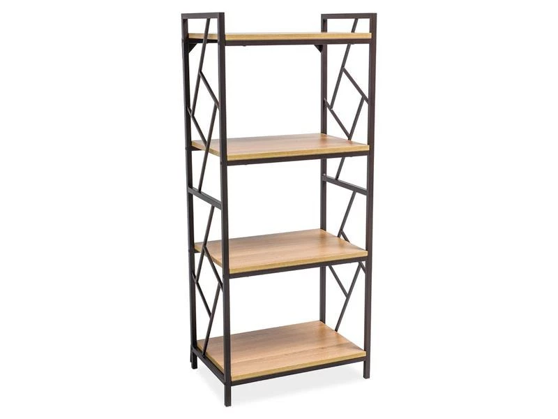 Стеллаж TABLO R4 (дуб/темно-коричневый)