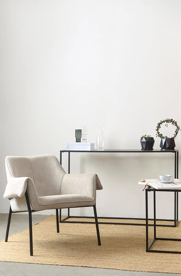 Лаунж-кресло aline, шенилл, серо-бежевое - фото 6