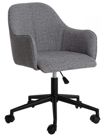 Кресло isla, рогожка, серое