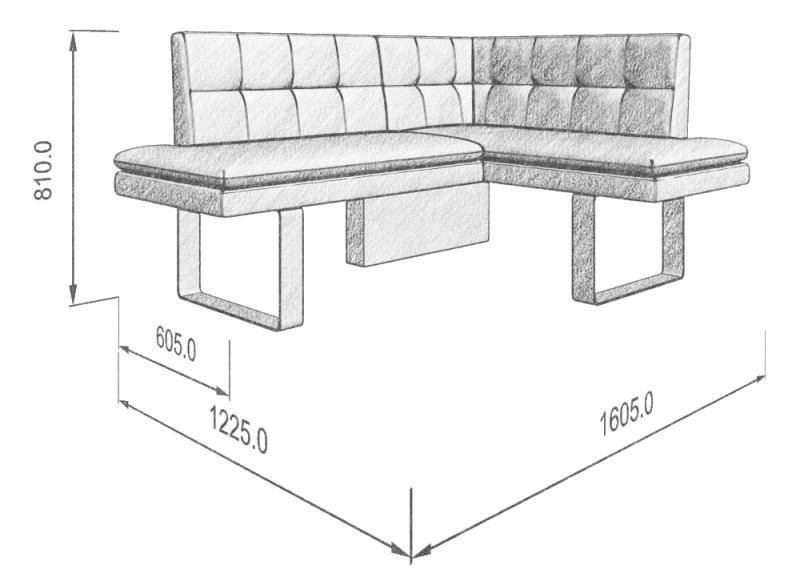 Диван кухон. Magic 158-120R  22/29 - фото 2