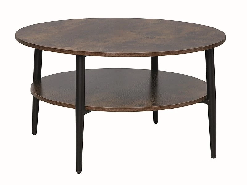 Стол журнальный Signal ELLA A (коричневый/черный)