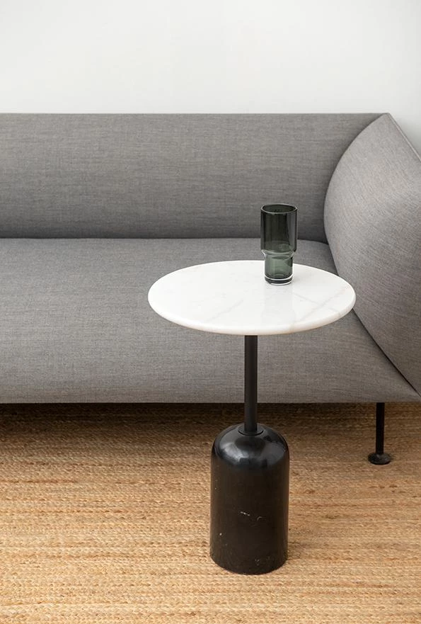 Столик кофейный rune, D40 см, мрамор/черный - фото 3