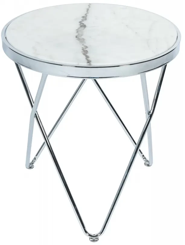 Приставной столик Zarina Silver 0.5x0.45x0.45м