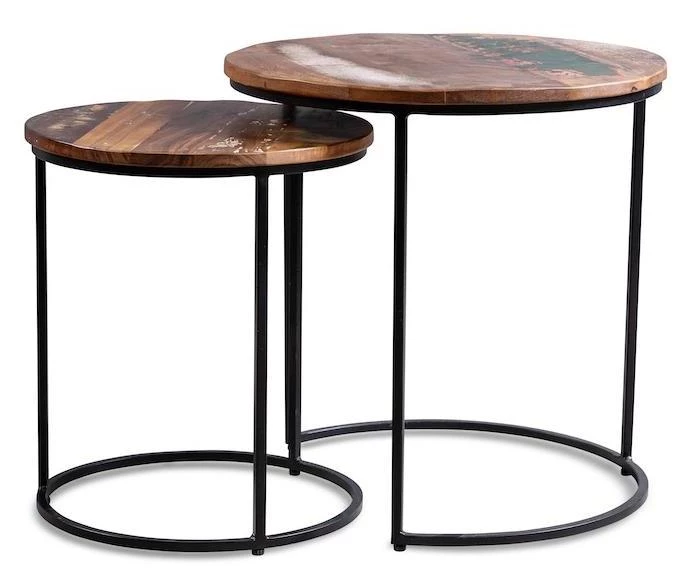 Стол журнальный лофт, комплект ИНДУ - фото 4