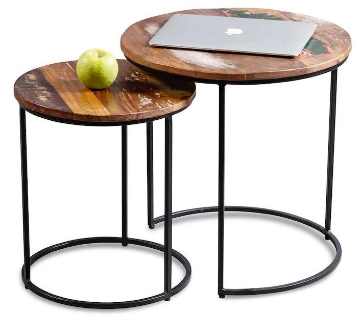 Стол журнальный лофт, комплект ИНДУ - фото 6