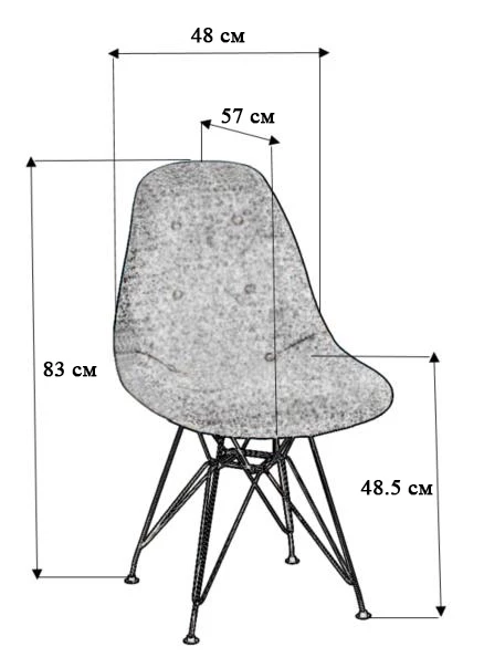 Стул Eames Кор/CR - фото 2