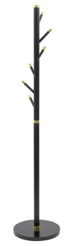 Вешалка напольная bakken золотистый хром/черная