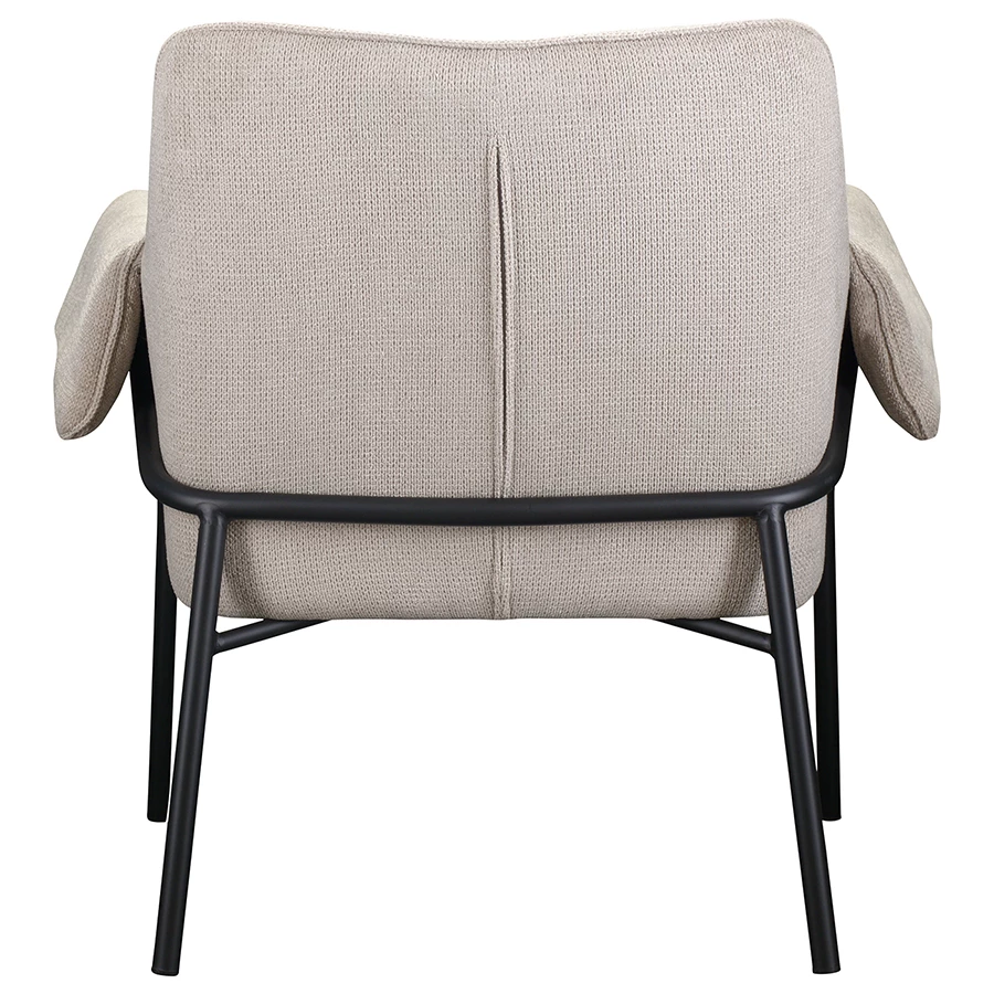 Лаунж-кресло aline, шенилл, серо-бежевое - фото 10