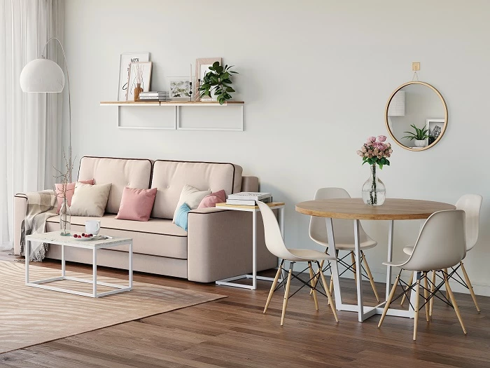 Полка подвесная Мальборк Флэт Дуб /белый - фото 5