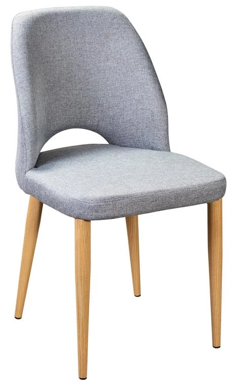 Стул Ledger Грей/Натуральный Дуб