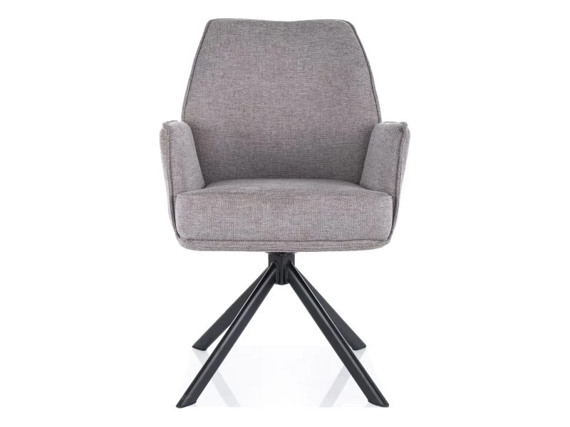 Стул кухонный Signal HUGO Brego 07 (серый/черный)