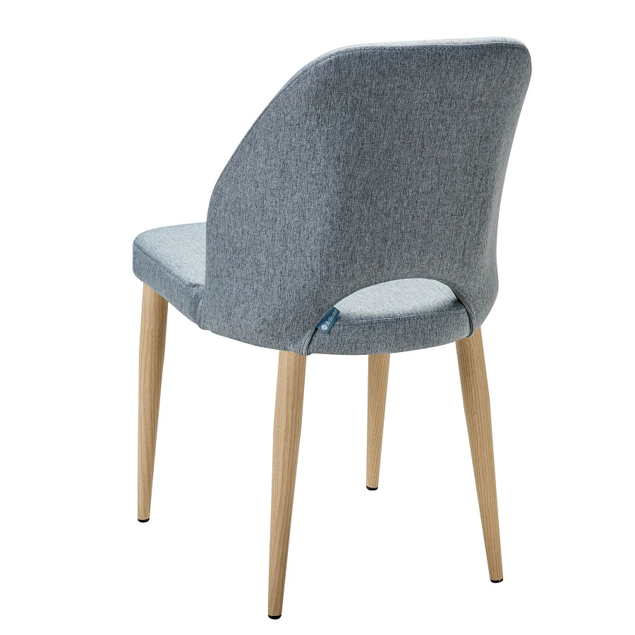 Стул Ledger св.серый/нат.дуб - фото 3