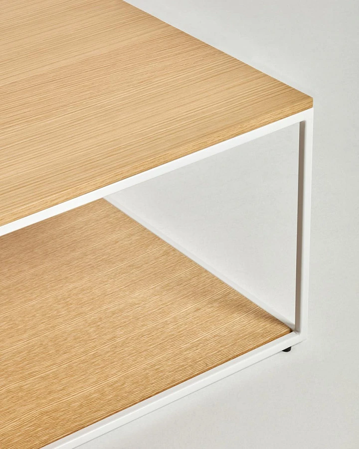 Журнальный стол 110x60см Yoana шпон/металл - фото 4