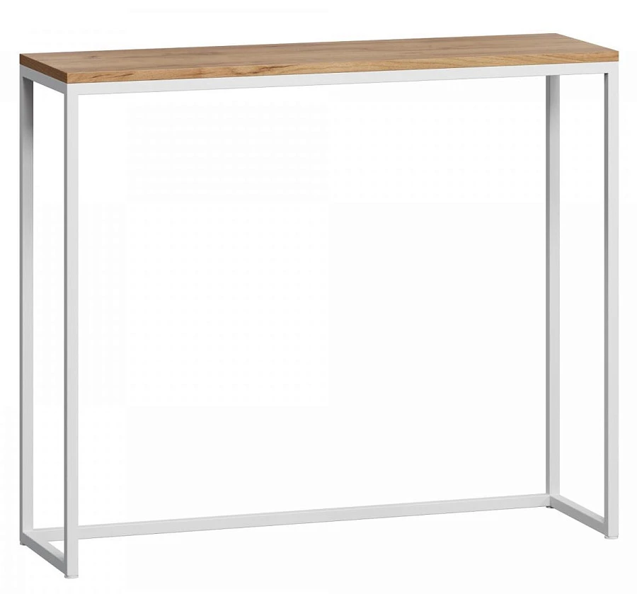 Стол консольный Мальборк Дуб /белый