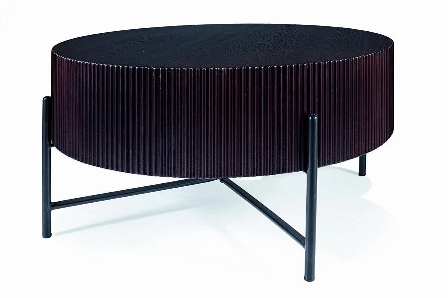 Стол журнальный Signal TUCA (темный орех/черный)