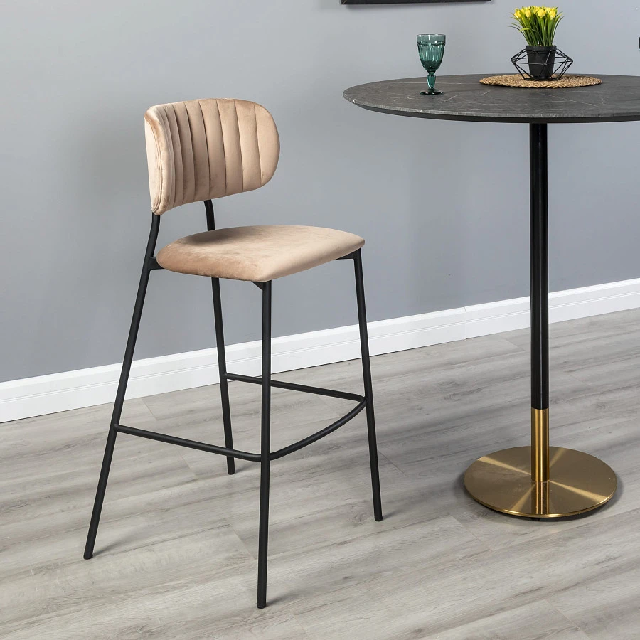 Стул барный Fendi бежевый - фото 10