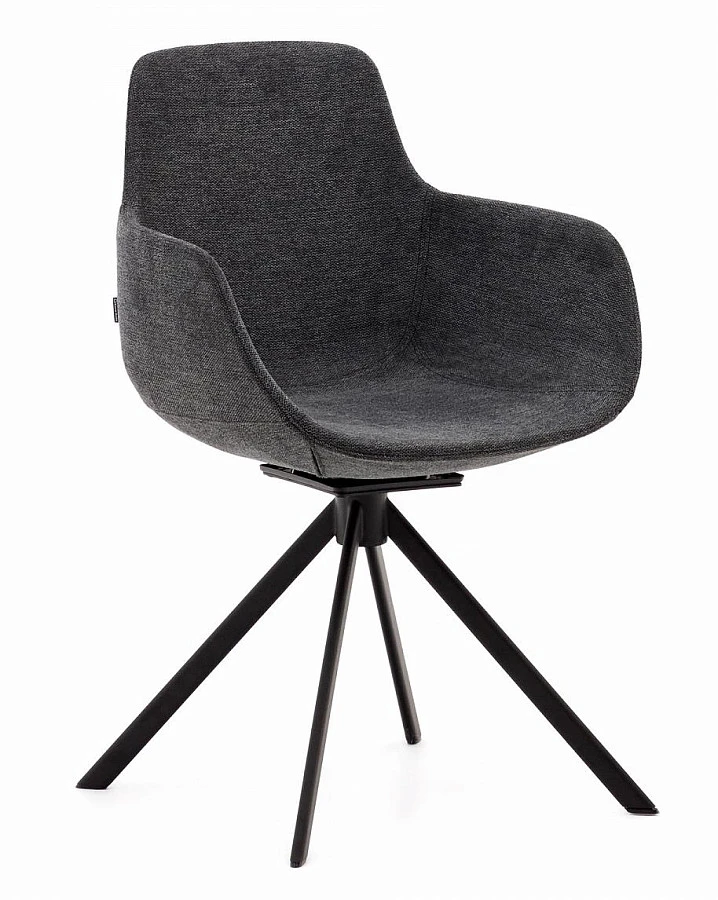 Рабочее кресло Tissiana т/сер син и ч/мат. ал.