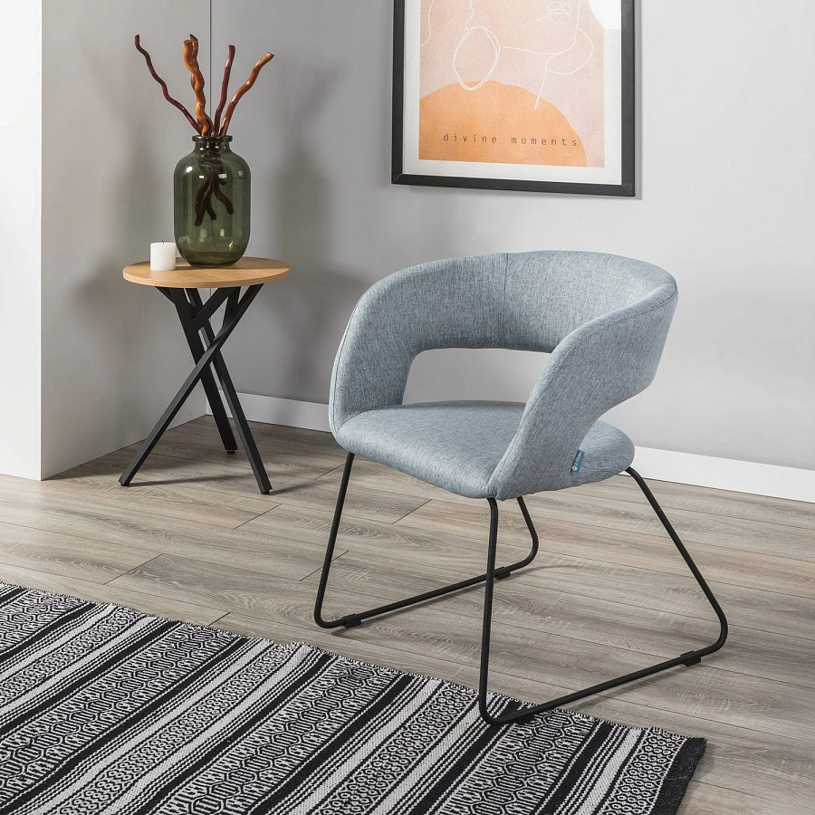 Стул Hugs св.сер/Линк - фото 8