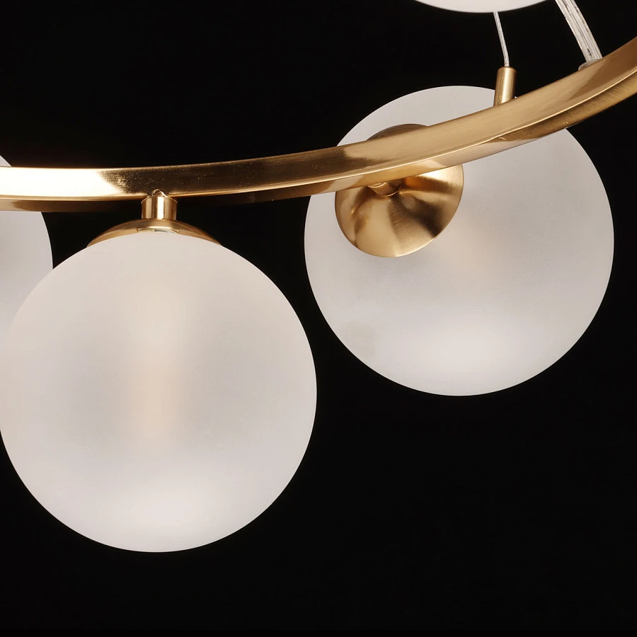 Люстра подвесная DeMarkt Оливия 306015311 - фото 9