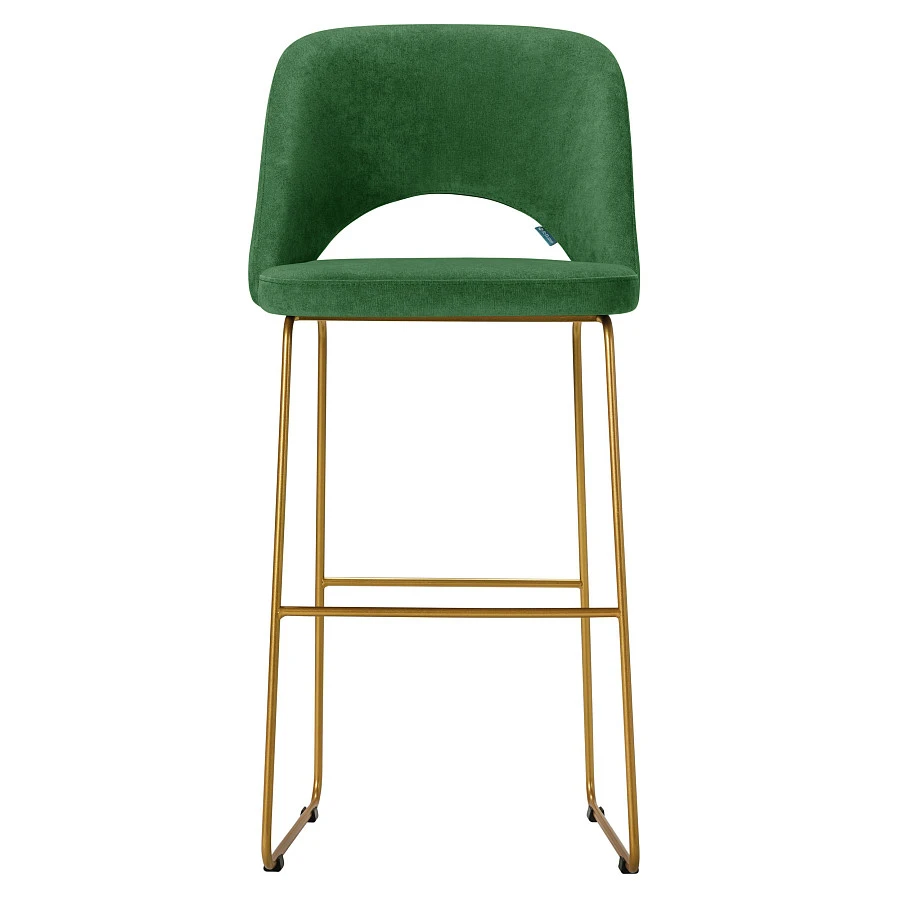 Кресло Бар. Lars зелёный/Линк золото - фото 2