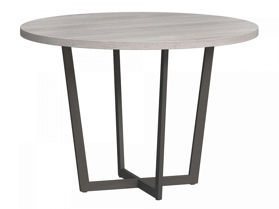 Стол обеденный Мальборк Раунд Смоук лофт