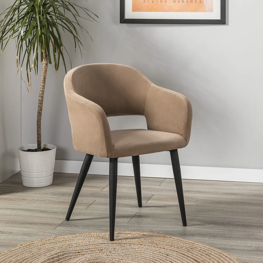 Стул Oscar Diag beige/черный - фото 8