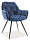 Стул кухонный CHERRY Velvet Bluvel 86 синий