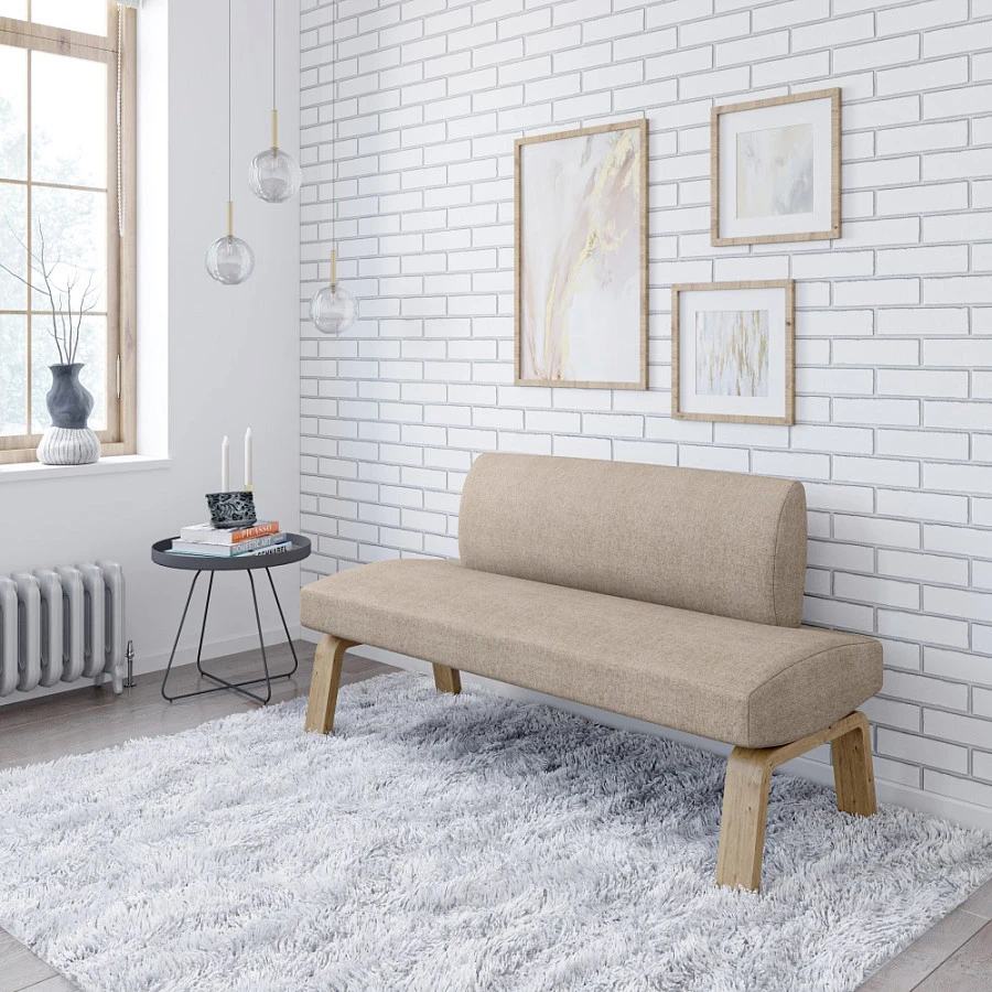 Диван кухон. Pride 160 beige 1640*620*830 - фото 3